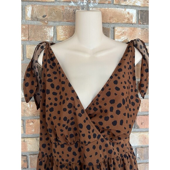 Shein Curve Women’s Tie Straps Animal Print Tank Top Size 0X - Picture 7 of 8